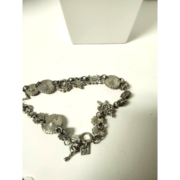 VINTAGE RODRIGO OTAZU WATERMELON SWAROVSKI STATEMENT NECKLACE - Picture 10 of 10